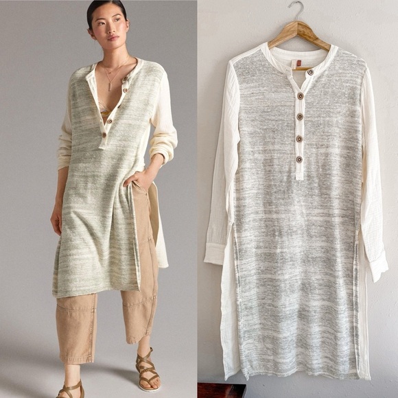 PILCRO | Anthropologie NWT Lagenlook Beach Dress/Swim Cover up, Small - Picture 1 of 9